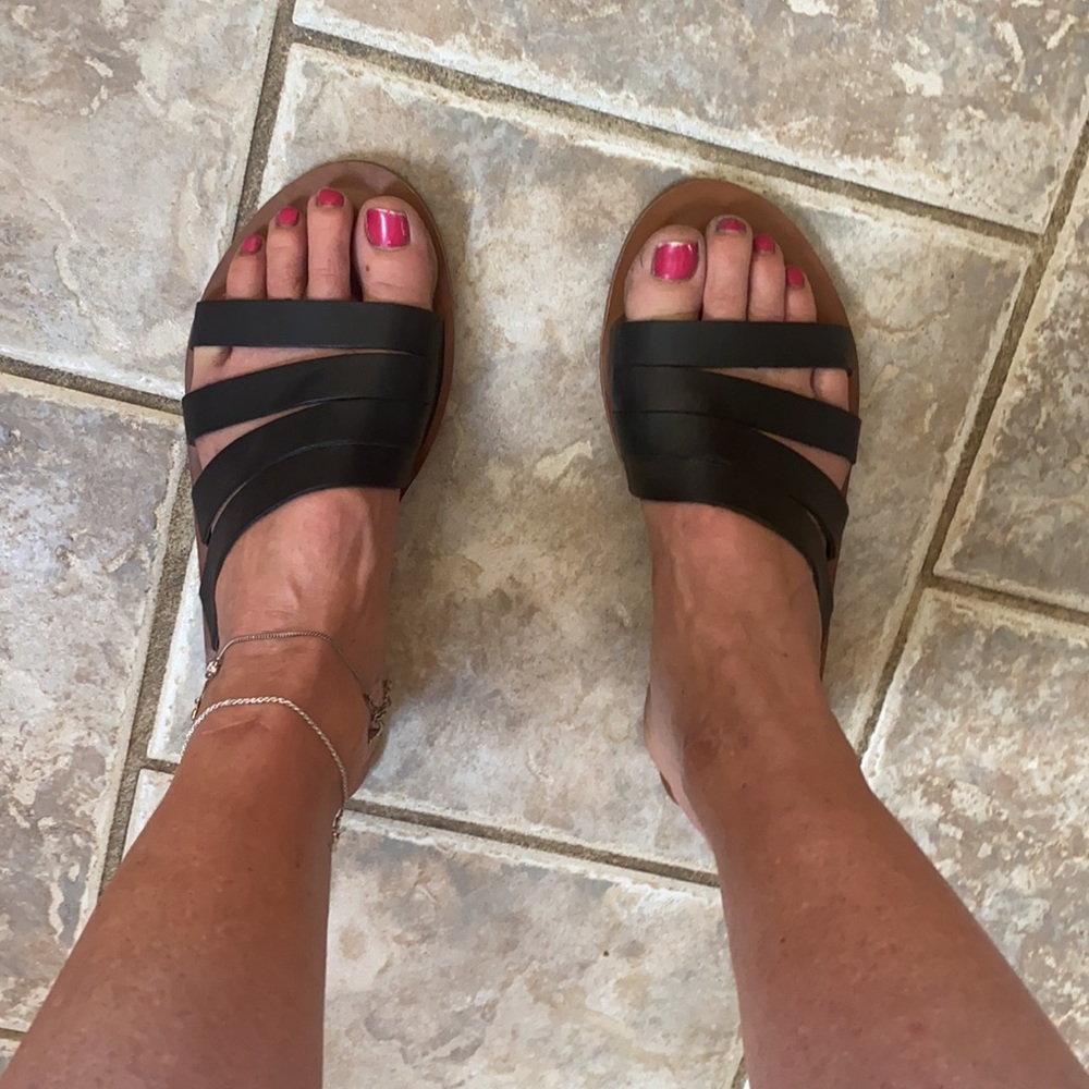 Lucky Brand pair of leather strappy sandals NWOB - Picture 8 of 12